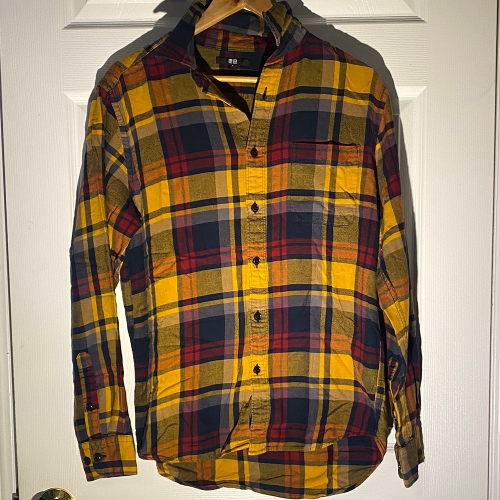 Uniqlo Multicolor Plaid Shirt
